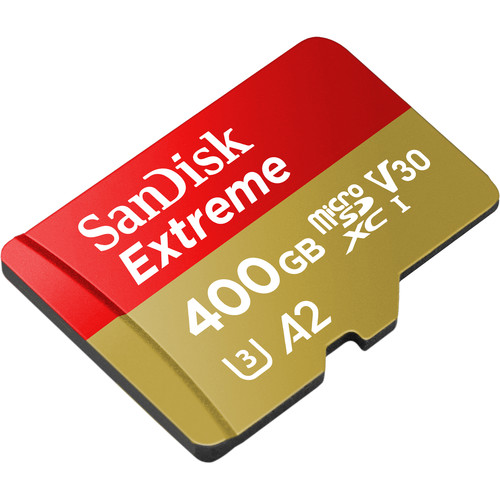 Micro SDHC Extreme 400GB (160mb/s) A2 C10 V30 UHS-I U4