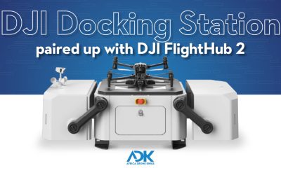 DJI Docking Station paired up with DJI FlightHub 2